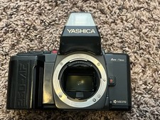 Kyocera Yashica 230 AF SLR 35mm Film Camera With Yashica Flash  New Battery