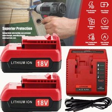   2Pack 3.6AH Lithium Battery For PORTER CABLE 18Volt PC18B PC18BLX or Charger