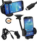 Support de Voiture 360° Rotatif +12-24V Câble Chargeur pour Motorola Edge 60 5G