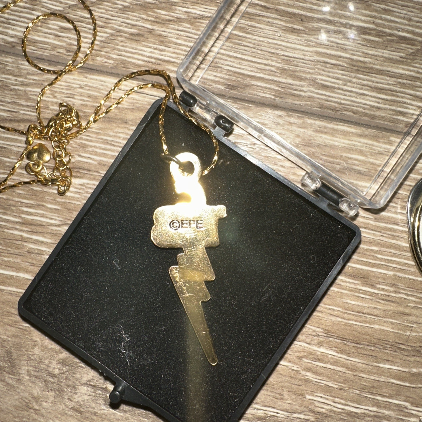 Elvis Presley TCB Lightning Bolt Necklace Taking Care of Business EPE