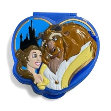 Rare Vintage Disney Bluebird 1995 Polly Pocket Beauty & the Beast - Complete!