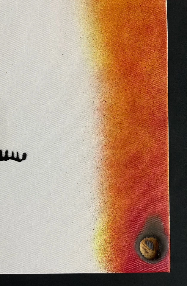 Banksy Rare Large Dismaland Painting 2015 with  paperwork - Image 3 of 4