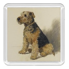 WELSH TERRIER Dog Acrylic Coaster Novelty Drink Cup Mat Great Gift