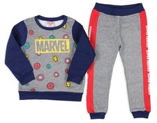 Marvel Boys' Avengers Superhero Icons Pullover and Sweat Pants 2 Piece Set
