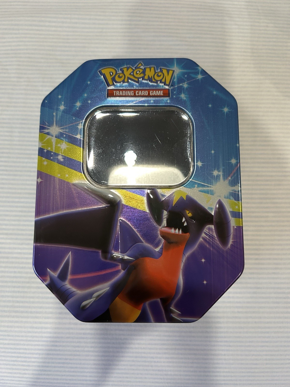 2009 Pokemon TCG Garchomp C LV.X Tin Empty