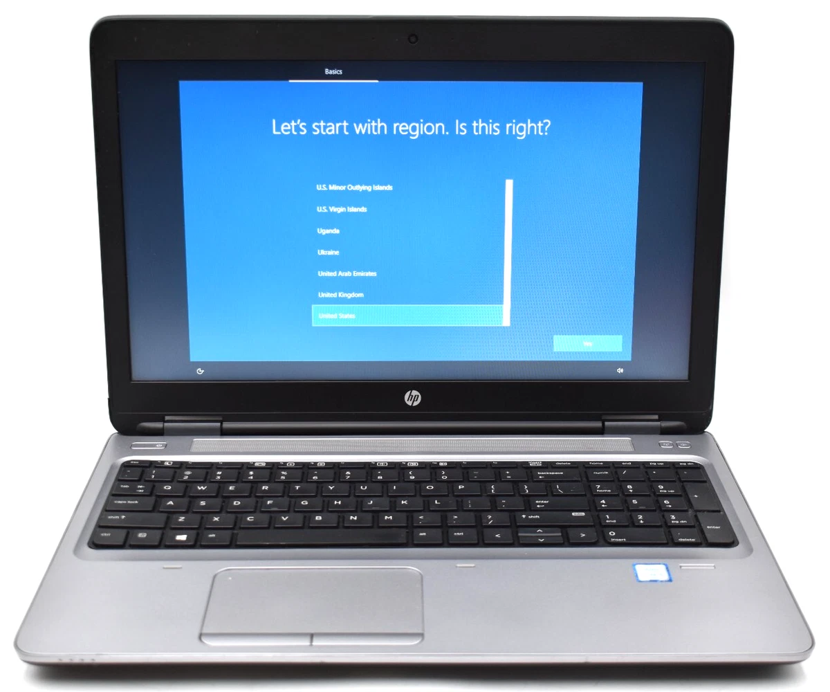 HP ProBook 8 GB RAM PC 500-749 GB Hard Drive Capacity Laptops