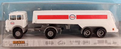 NEW Brekina HO Scale  Krupp LF 980 Esso Tanker Model Truck - Nr. 84122