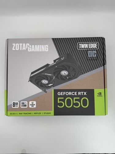 Zotac Gaming RTX5050 Twin Edge OC 8GB GDDR6 Reflex2 RTX AI DLSS4 288-1N792-200Z6 - Bild 1 von 4