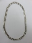 David Yurman Necklace Sterling Silver Buckle 9mm Curb Link Chain w/Diamonds 21" — photo 3