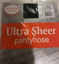 CHOOSE COLOR --ULTRA SHEER PANTYHOSE ONE SIZE OR QUEEN SIZE NYLON
