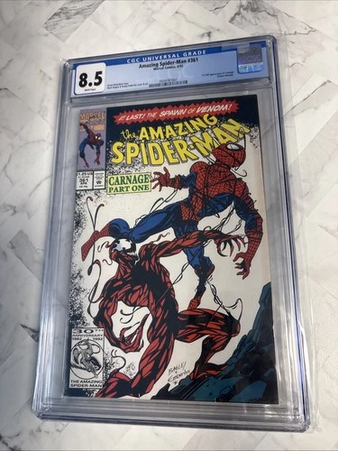 The Amazing Spider-Man #361 CGC 8.5 1st App Carnage Marvel Comics 1992