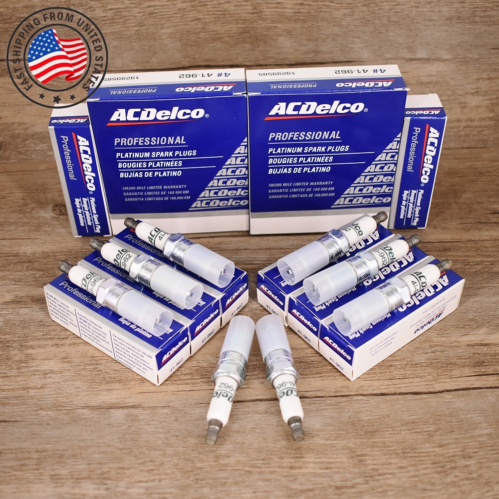 8pcs PLATINUM SPARK PLUGS 41-962 Fits For Chevrolet Buick GMC Sierra 19299585