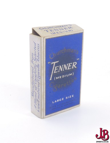 An old empty Churchmans Tenner cigarette box / packet / pack - Picture 3 of 6