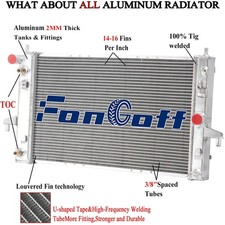 All Aluminum Radiator For 1994-2002 95 Saturn Sc1 Sc2 Sl Sl1 Sl2 Sw1 Sw2 1.9l L4