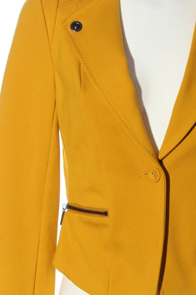 ANNA SCOTT Blazer corto Mujeres Blazer Talla EU 36 naranja claro - Imagen 3 de 4