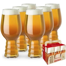 Spiegelau IPA Beer Glasses, European Made Drinking Glass for Craft Beers, Coc...