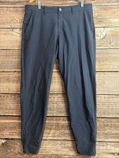Primo Golf Joggers Pant Performance Stretch Zip Regular Gray Men 36 29" Inseam