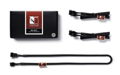 Noctua NA-SEC3 4-pin Fan Extension Cables (60cm Black) Black