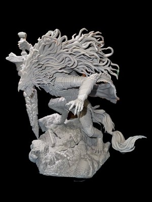 50$ Elden Ring Maliketh-Inspired 3D Resin Printed Statue  Highly Detailed 12 
