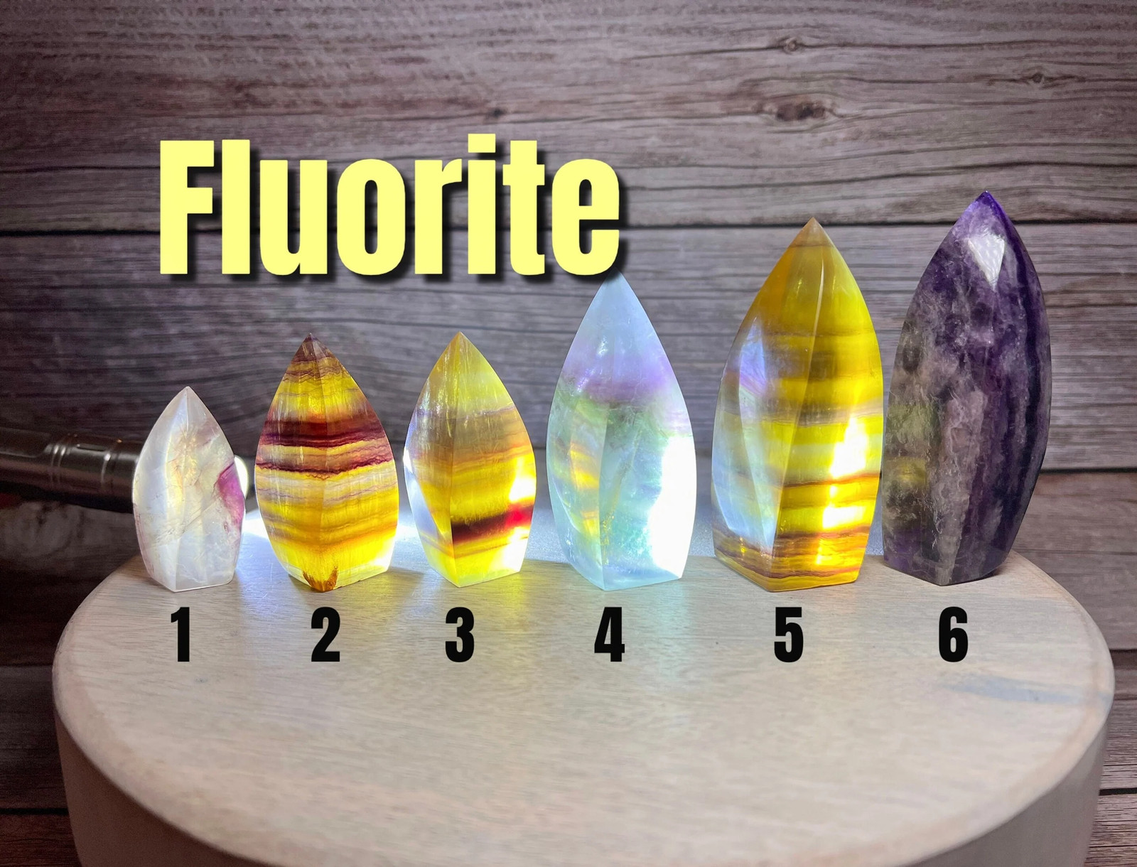 Fluorite Flame, Fluorite Twisted Freeform, Fluorite Crystal Carving