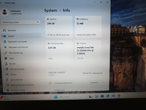 Lenovo ThinkPad T420 i5-2450M @ 2.5GHz 4GB Ram 320GB HDD Windows 11 Home # 215 - Bild 4 von 24