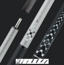 Poison by Predator VX Jump/Break Cue with Venom Carbon Fiber Shaft - Gray/Black