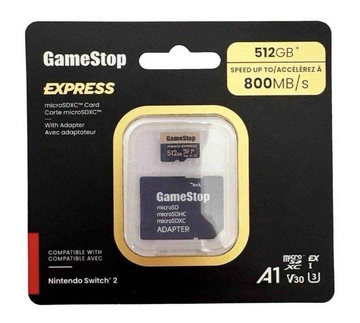 Nintendo Switch 2 GameStop 512GB Express Micro SD Card - BRAND NEW