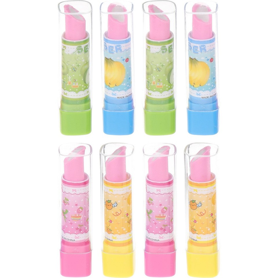 18 Gomme Kawaii Creative Colorate Per Bambini - Cancelleria Scolastica Morbida, Forma Rettangolare, Regali E Premi Per Studenti