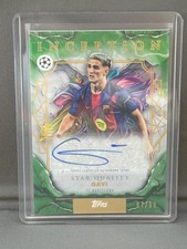 2025-26 Topps Inception UCC Gavi /99 Auto Gre...