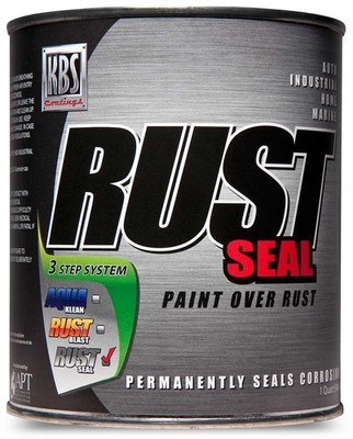 KBS RustSeal; Rust Preventive Corrosion Barrier Coating; Oxide Red; Quart