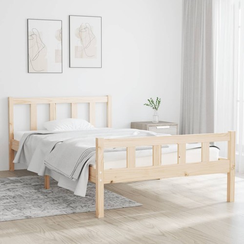 Estructura de Cama Somier Base Mueble para Dormitorio Madera Maciza vidaXL - Imagen 6 de 138