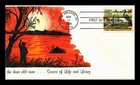 US COVER LOUISIANA WORLD EXPOSITION FDC DEAR OLD RIVER HAND PAINTED CACHET