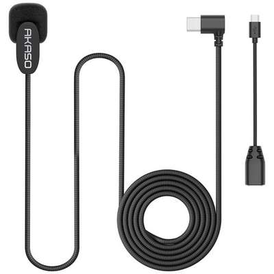 #ad AKASO External Microphone EK7000 EK7000 Pro Brave 4 Brave 7 Mini Black $18.99