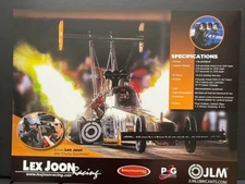 VRHTF NHRA "LEX AND GRETTA JOON TOP FUEL DRAGSTER" HAND OUT EX CONDITION