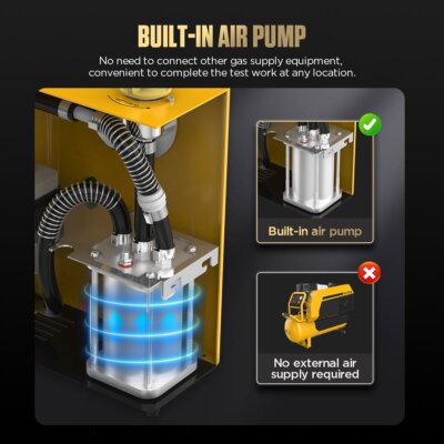 Tester Fumo Doppia Modalità Macchina Del Fumo EVAP MR CARTOOL - Per Diagnostica Auto, Doppia Modalità Aria/Fumo, 12V Macchina Fumo Auto - Foto 10