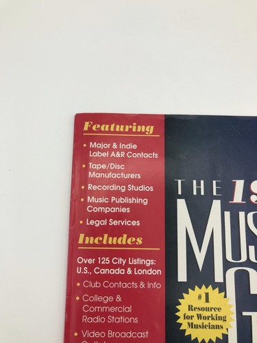 The 1993 Musicians Guide to Touring and Promotion - Musician Special Edition - Picture 3 of 10