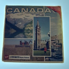 Gaf Full Color A090 C World Travel Canada Country view-master 3 Reels Packet