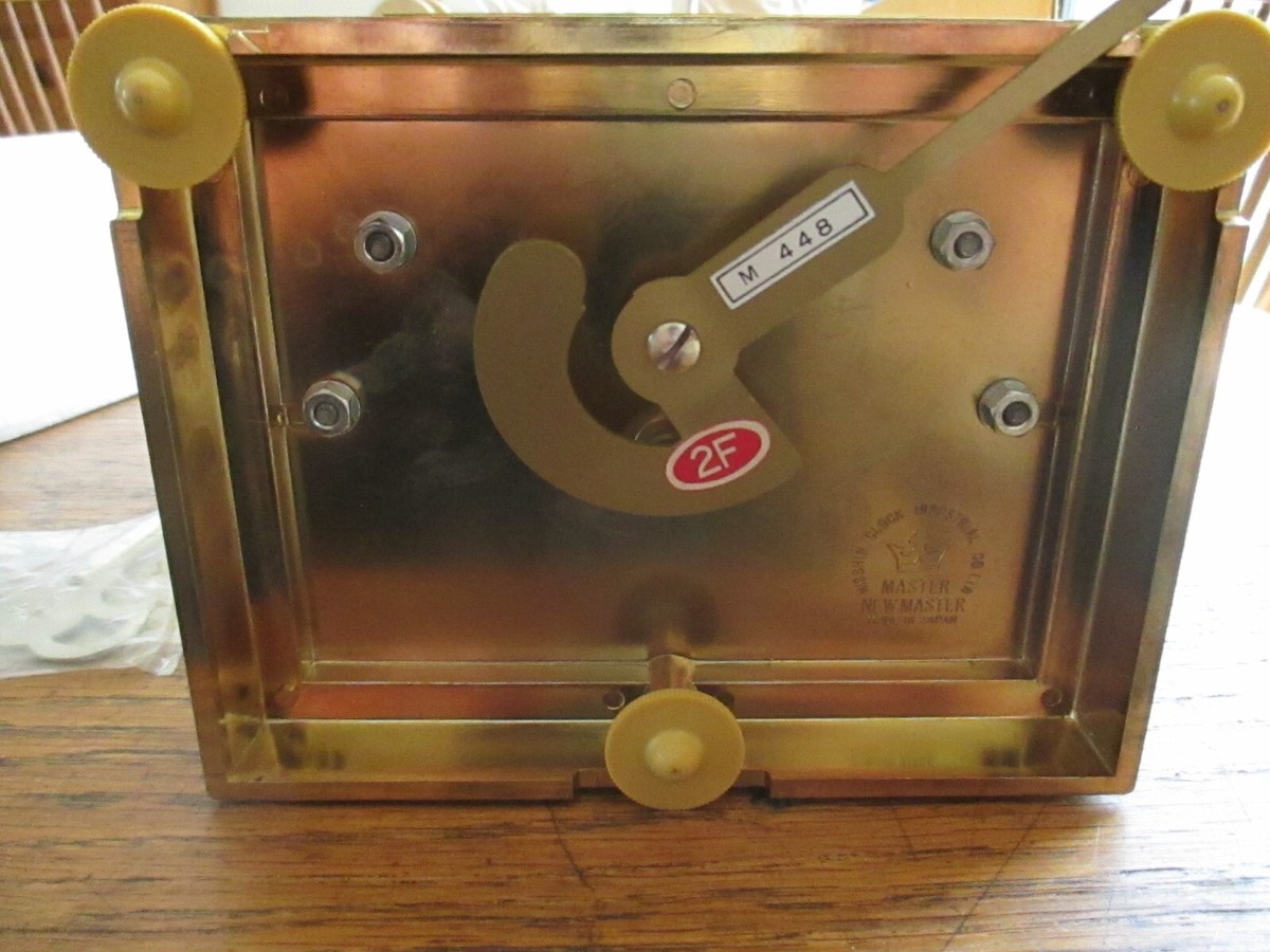 Nisshin M-448 Master 400 day Anniversary VTG Mantle Clock VTG