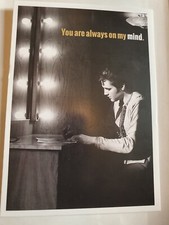 Postkarte Elvis Presley, You are allways on my mind, Birthday  Sammelkarte  50er