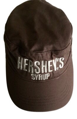 Vintage Hershey's Syrup Hat Cap Brown With Embroidered Logo - Authentic