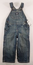 OshKosh B'gosh Denim Overalls Kids Size 18 Months Blue Jean Children's Toddler