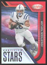 2022 Panini Certified Stars Mirror Orange Jonathan Taylor 087/149 Indianapolis