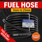 FUEL LINE HOSE RUBBER REINFORCED UNLEADED PETROL DIESEL OIL FUEL PIPE E10 RATED