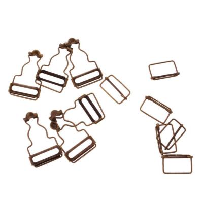 6pcs Dungaree Fastener Overall Clip Suspender Buckle Strap