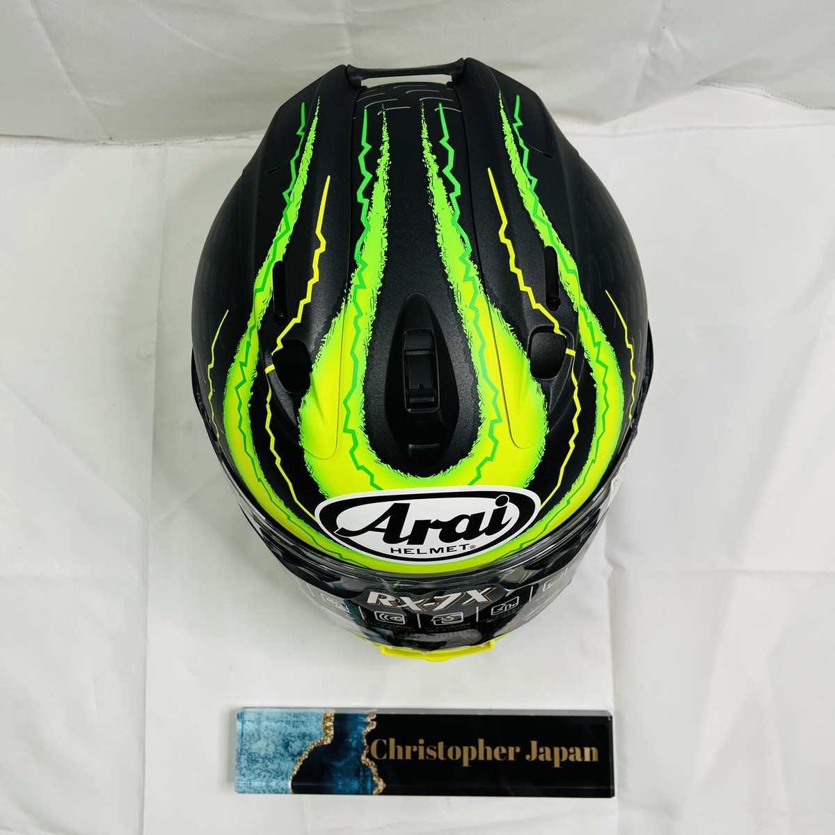 Arai RX-7X Corsair-X CRUTCHLOW L size 59-60cm Full Face Helmet