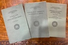 1937-41 Lot of 3 Smithsonian Institution Bulletins Owned by Harold C. Conklin