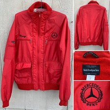 Vintage Mercedes Benz Logo Embroidered Jacket Team Headquarters California M