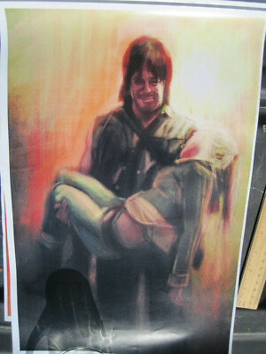 The Walking Dead - Daryl Beth - Digital Art Print - Pop Culture Poster 17'' x 11''
