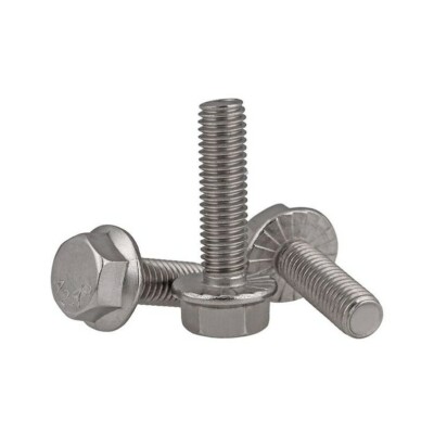 M5 M6 M8 M10 M12 304 stainless steel flange hexagon screws GB5789 Bolts with pad