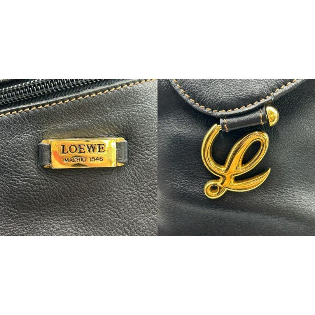 Loewe Anton Shoulder Bag Ladies Leather Vintage Black | eBay Loewe Anton Shoulder Bag Ladies Leather Vintage Black | eBay